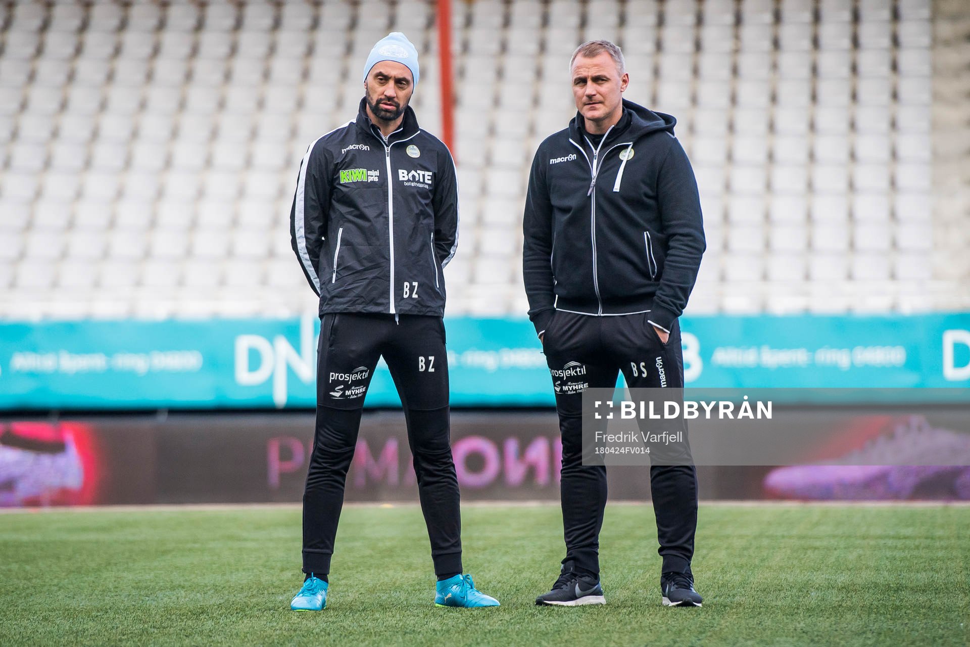 Bojan Zajic, assistant coach of Sandnes Ulf, and Bengt