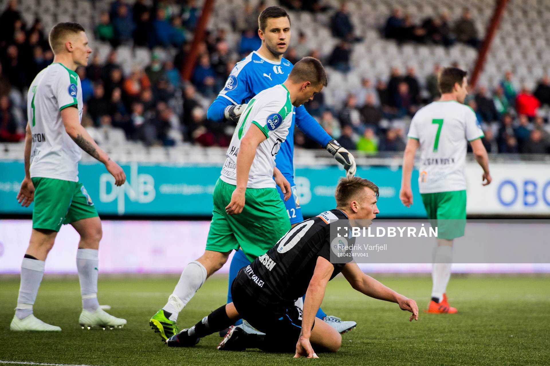 Kent Håvard Eriksen of Sandnes Ulf reacts