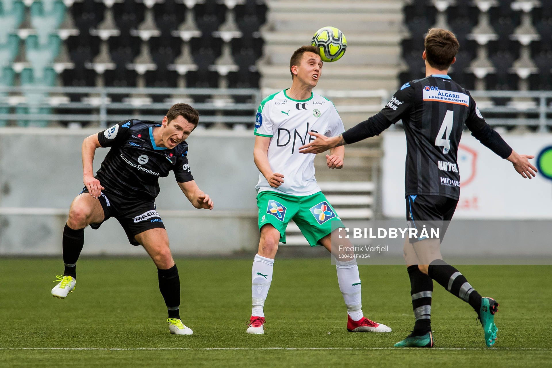Daniel Edvardsen of Sandnes Ulf , Ivar Sollie Rønning of