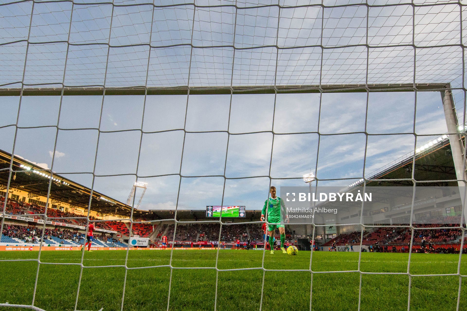 Helsingborgs målvakt Pär Hansson deppar