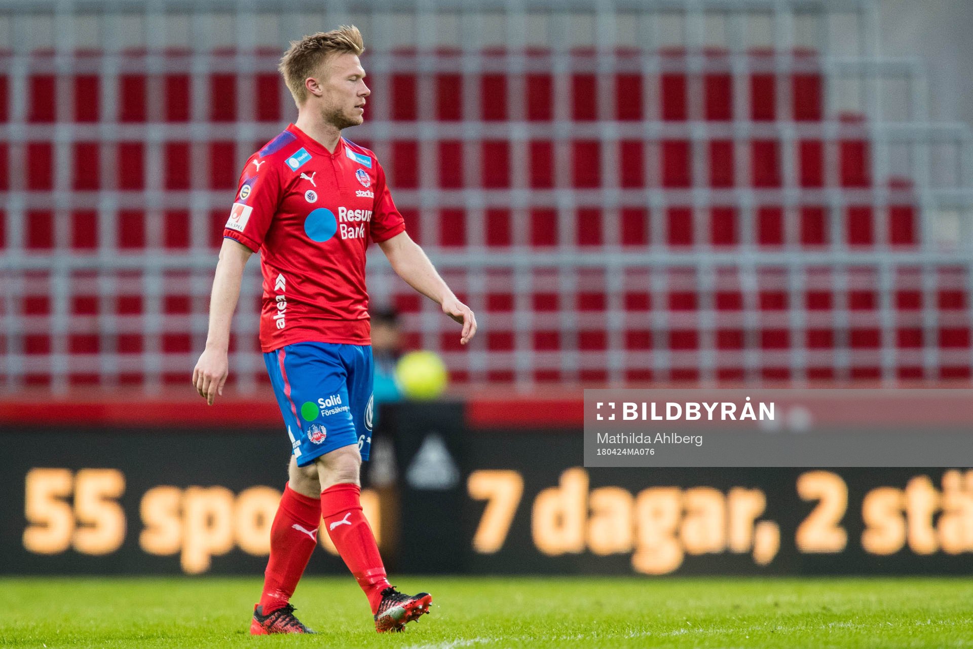 Helsingborgs Andreas Landgren deppar