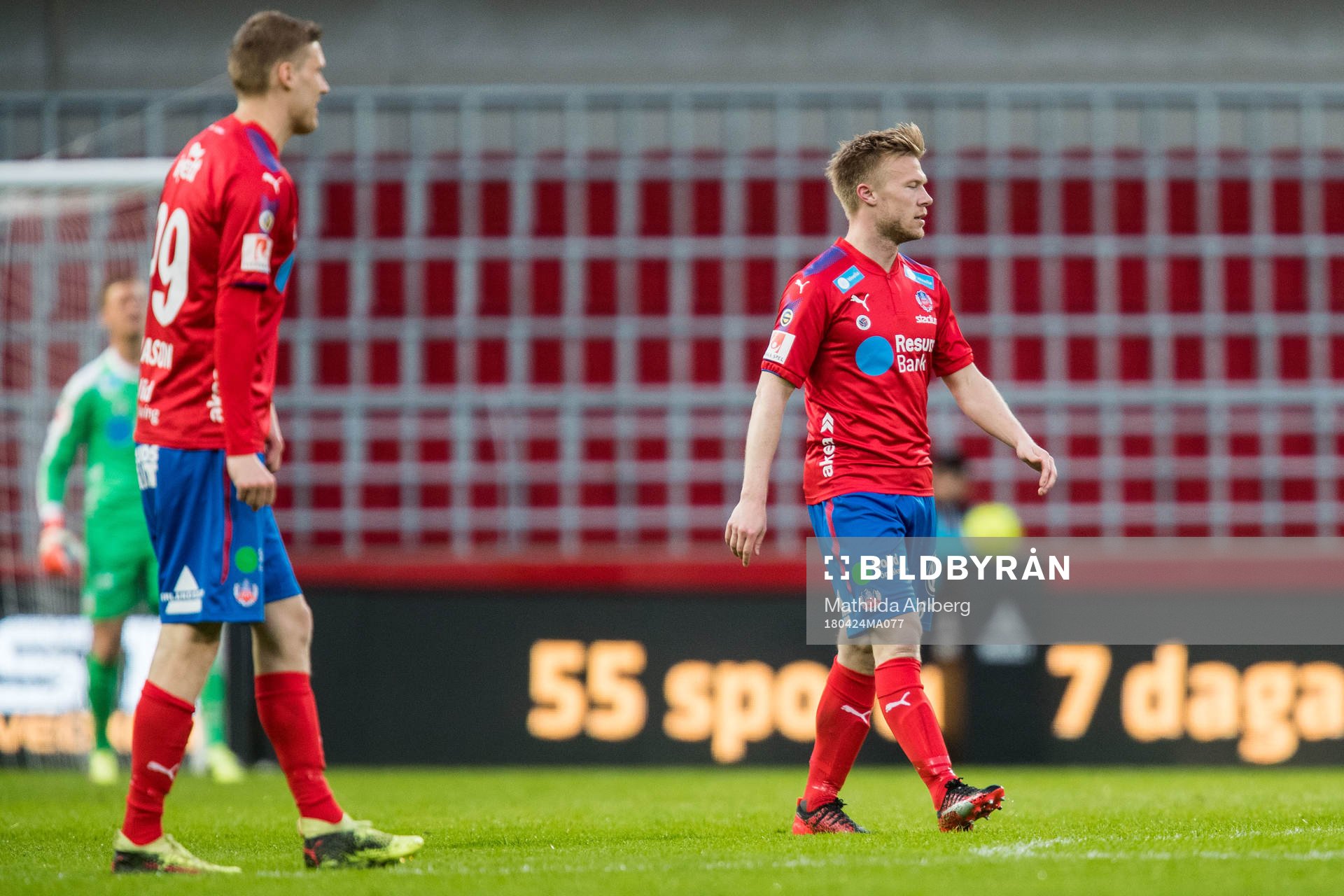 Helsingborgs Andreas Landgren deppar