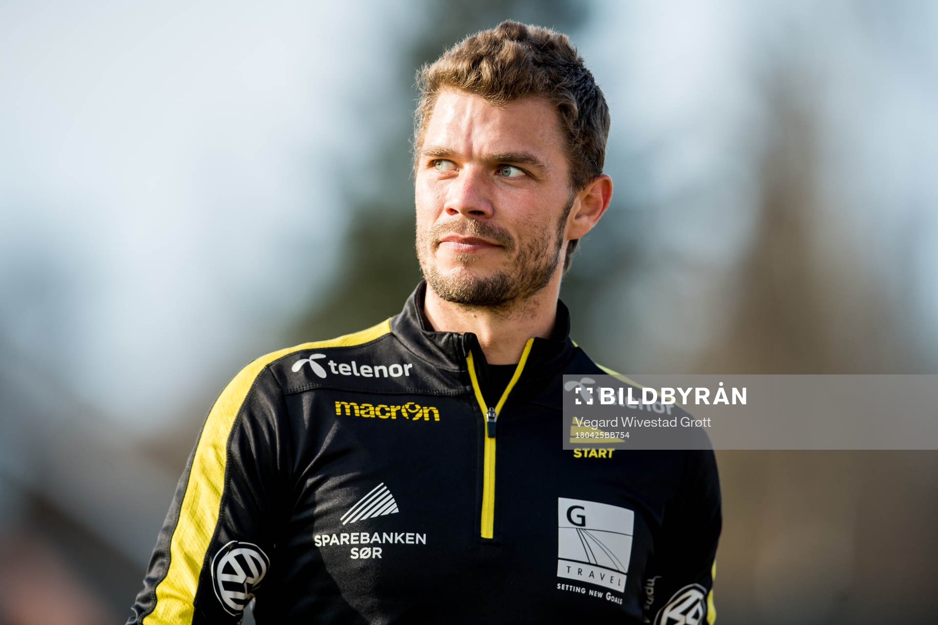 Goalkeeper Jonas Deumeland of Start