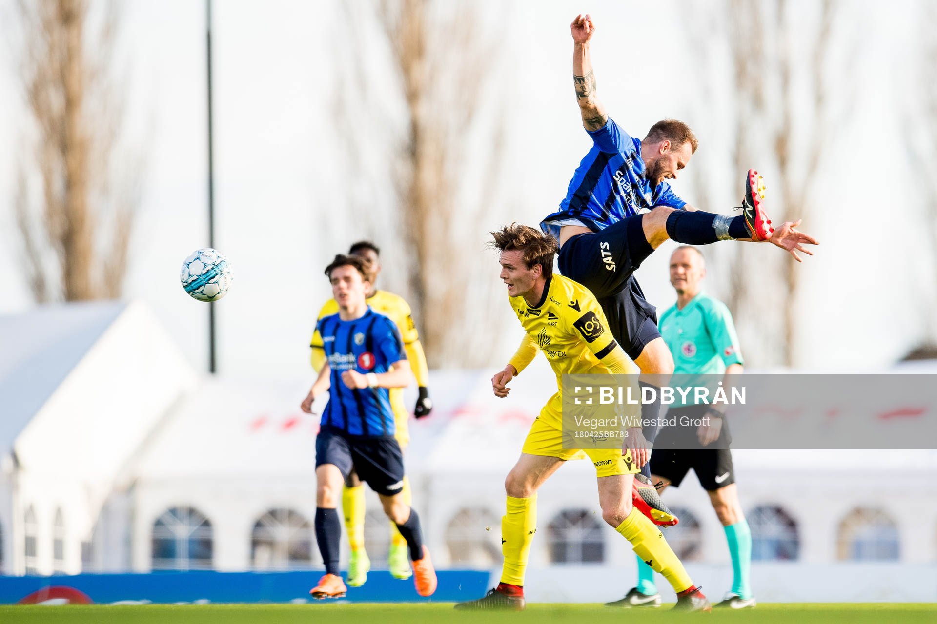 Kristjan Floki Finnbogason of Start and Vadim Demidov of