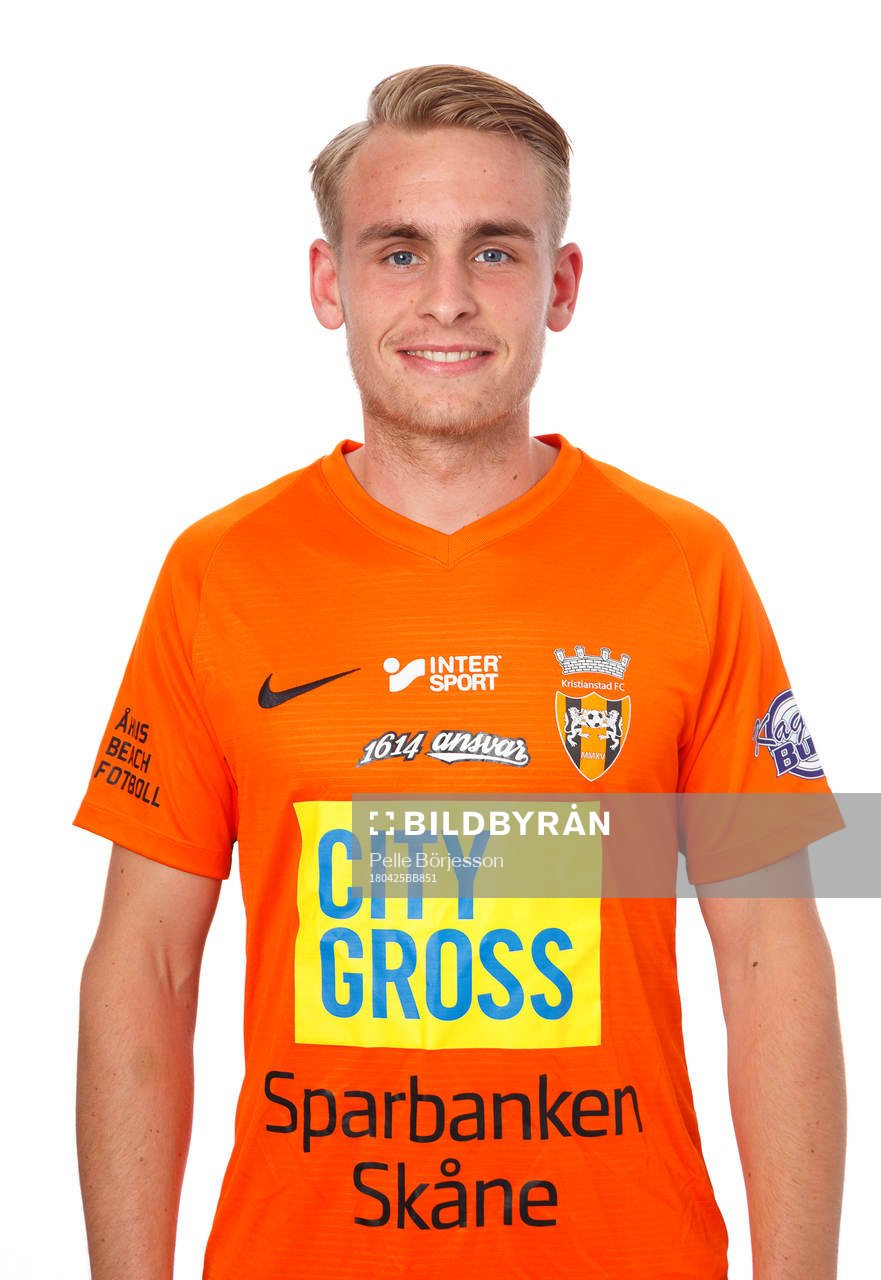 Kristianstads Truls Verngren poserar för ett porträtt den 25 april 2018 i Kristianstad.
