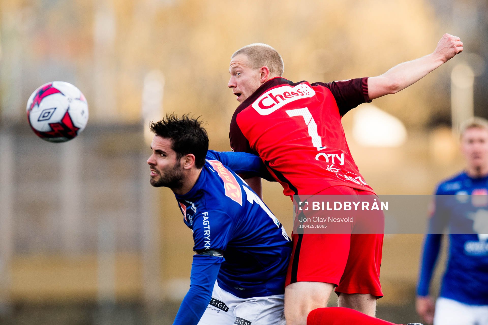 Eirik Valla Dønnem of Ranheim and Peter Orry Larsen of