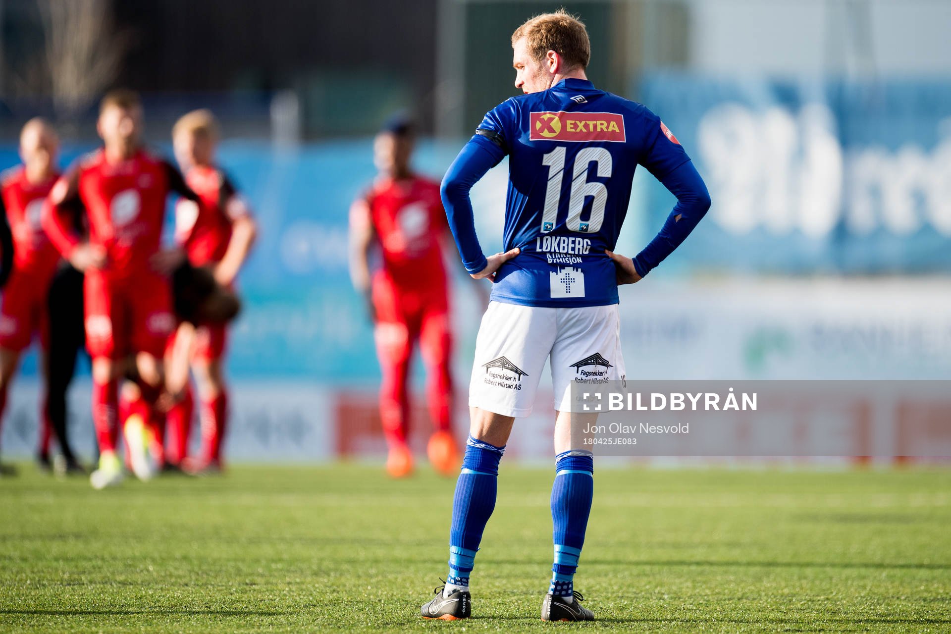 Kristoffer Løkberg of Ranheim looks dejected
