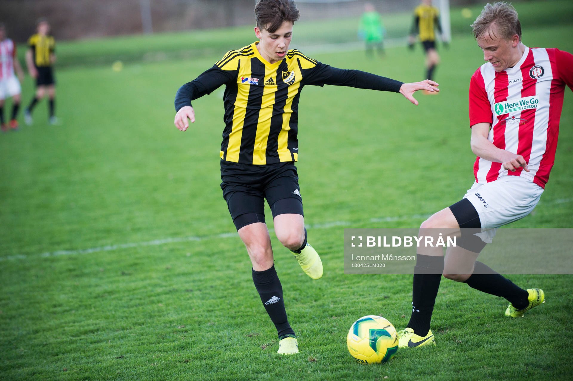 i matchen i DM för pojkar födda 2002 mellan IFK