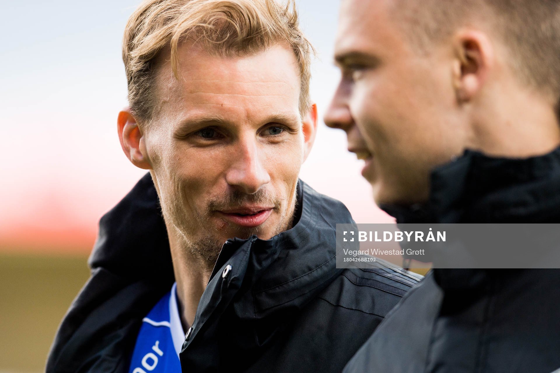 Goalkeeper André Hansen and Alexander Toft Søderlund of