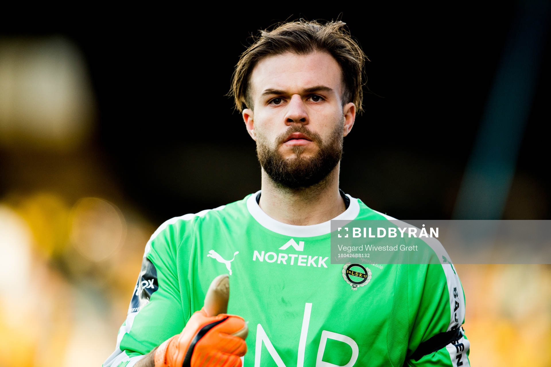 Goalkeeper Marko Maric of Lillestrøm