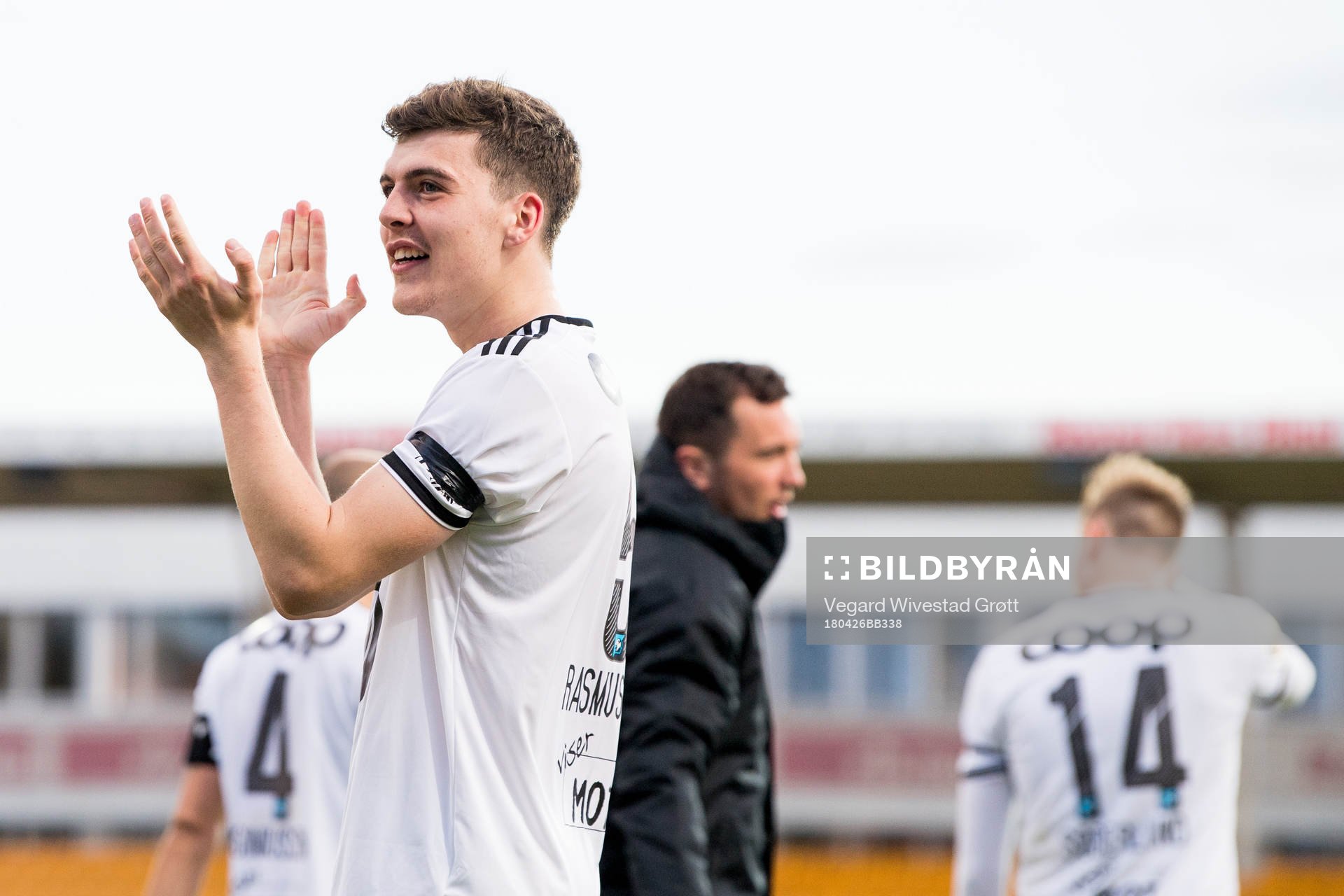 Jacob Rasmussen of Rosenborg celebrates
