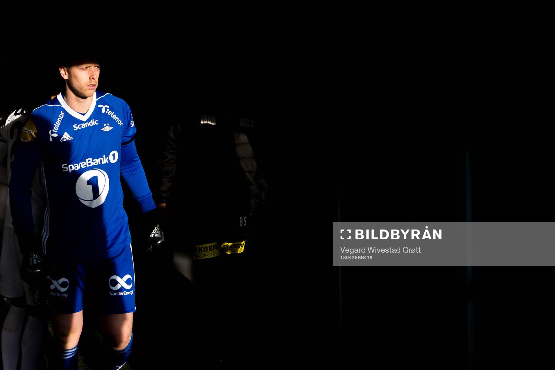 Goalkeeper Arild Østbø of Rosenborg at half-time
