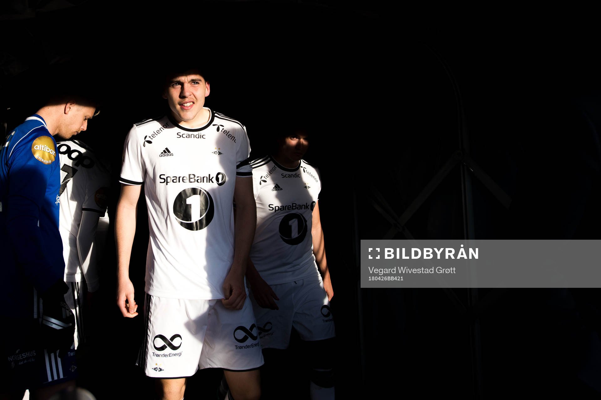 Jacob Rasmussen of Rosenborg at half-time