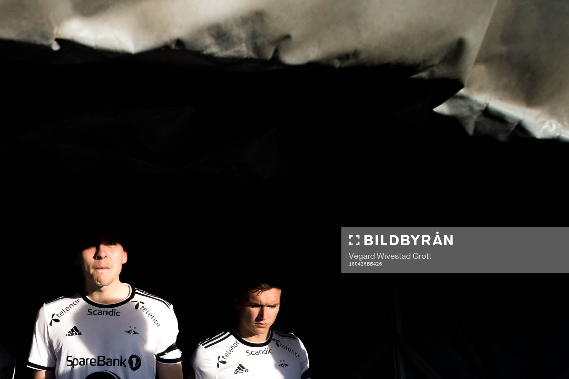 Jacob Rasmussen of Rosenborg at half-time