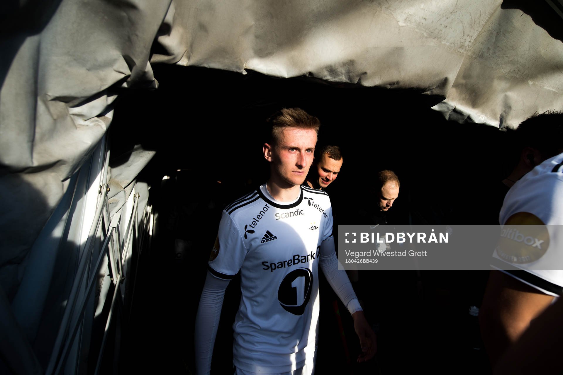 Erlend Dahl Reitan of Rosenborg at half-time