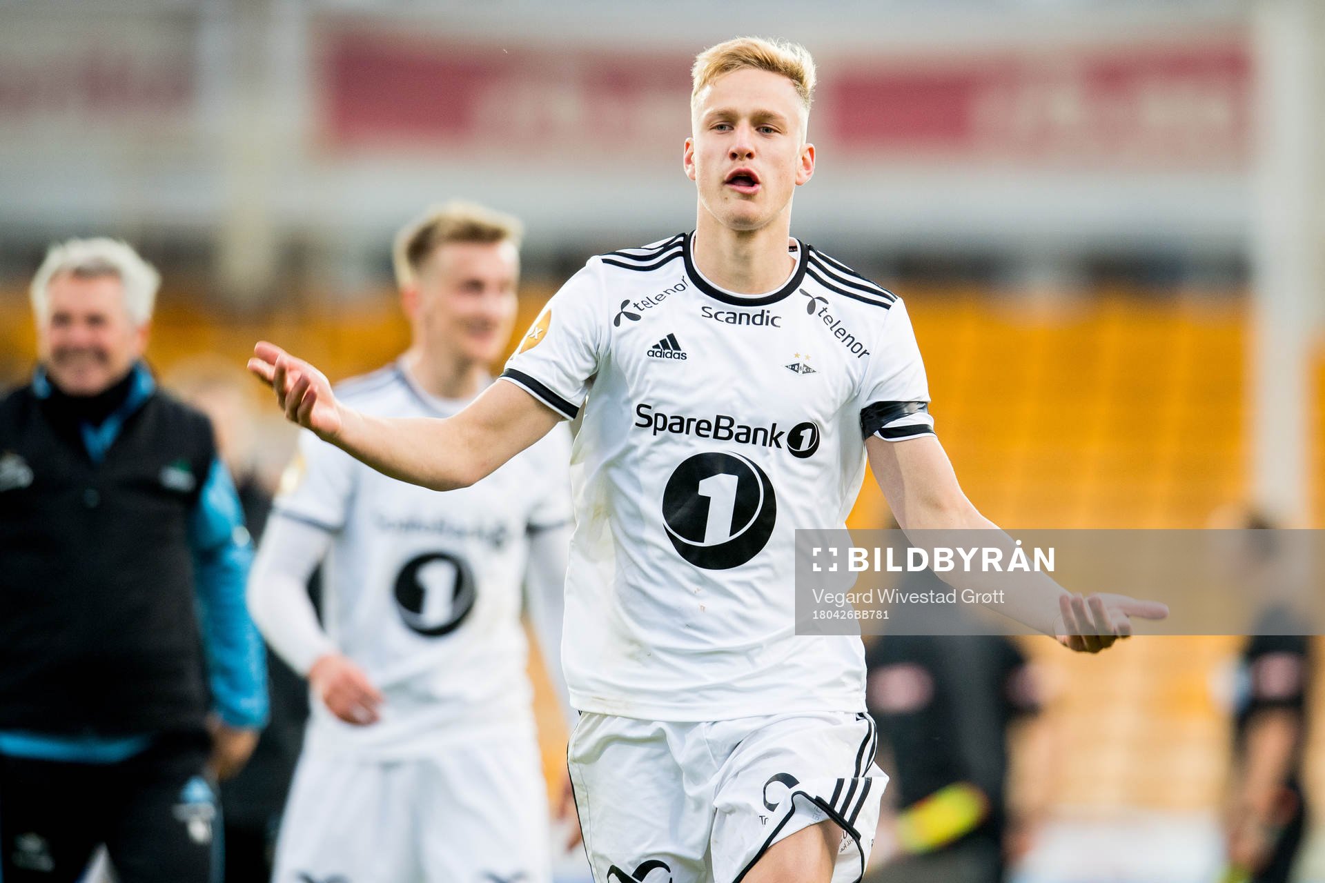 Erik Botheim of Rosenborg celebrates