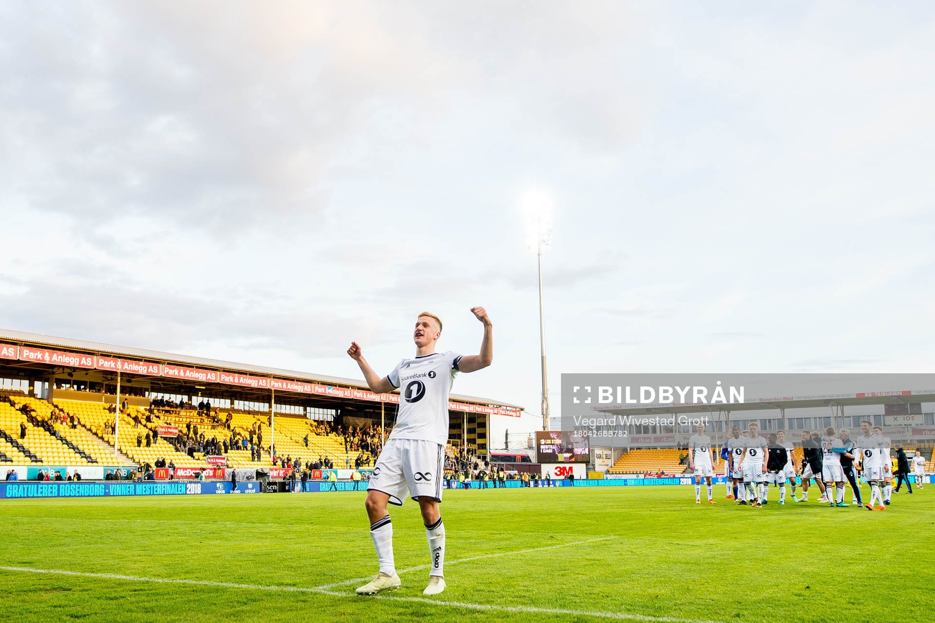 Erik Botheim of Rosenborg celebrates
