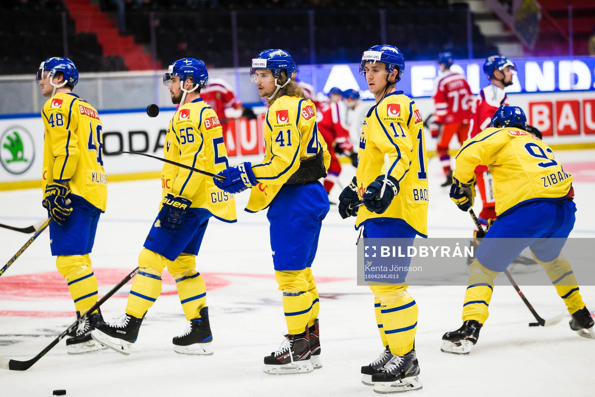 Sveriges Mikael Backlund , Axel Jonsson Fjällby , Erik
