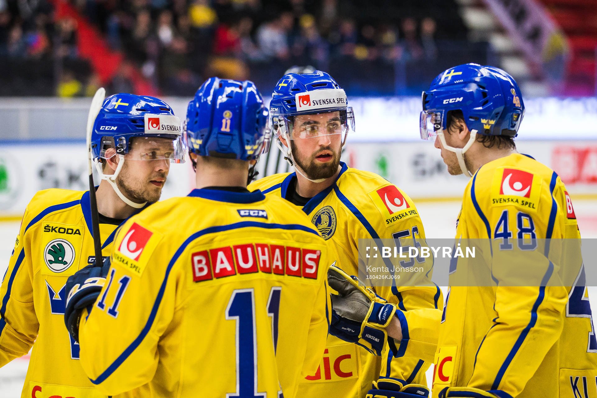 Sveriges Erik Gustafsson , Carl Klingberg och Mikael