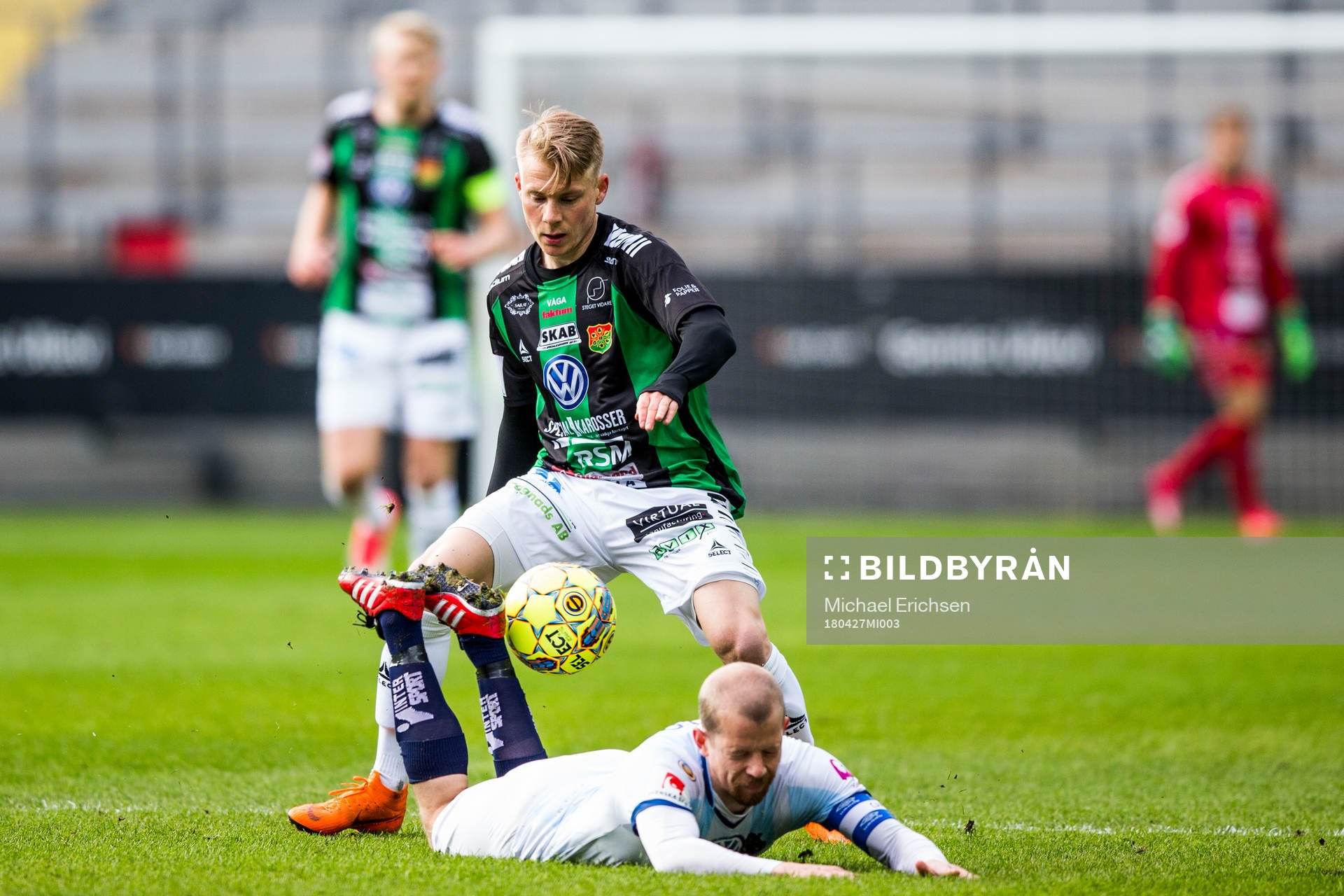 GAIS Johan Svahn och Gefles Jonas Lantto