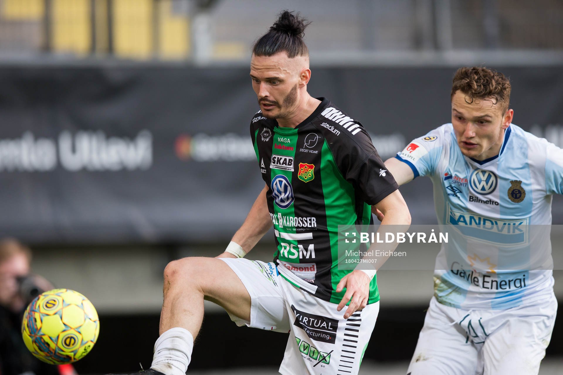 GAIS Jonas Lindberg och Gefles Piotr Johansson