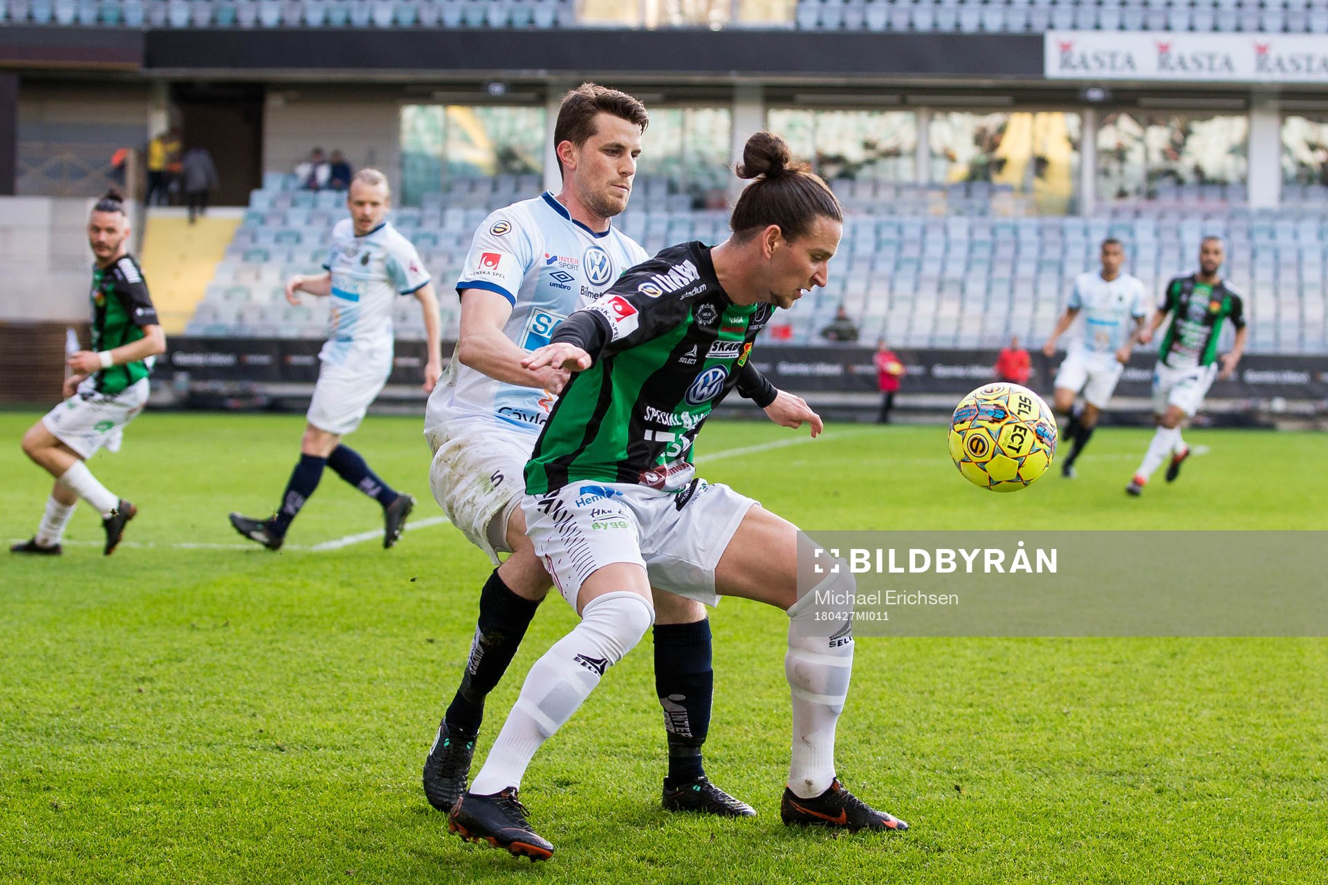 Gefles Jesper Björkman och GAIS Edin Hamidovic