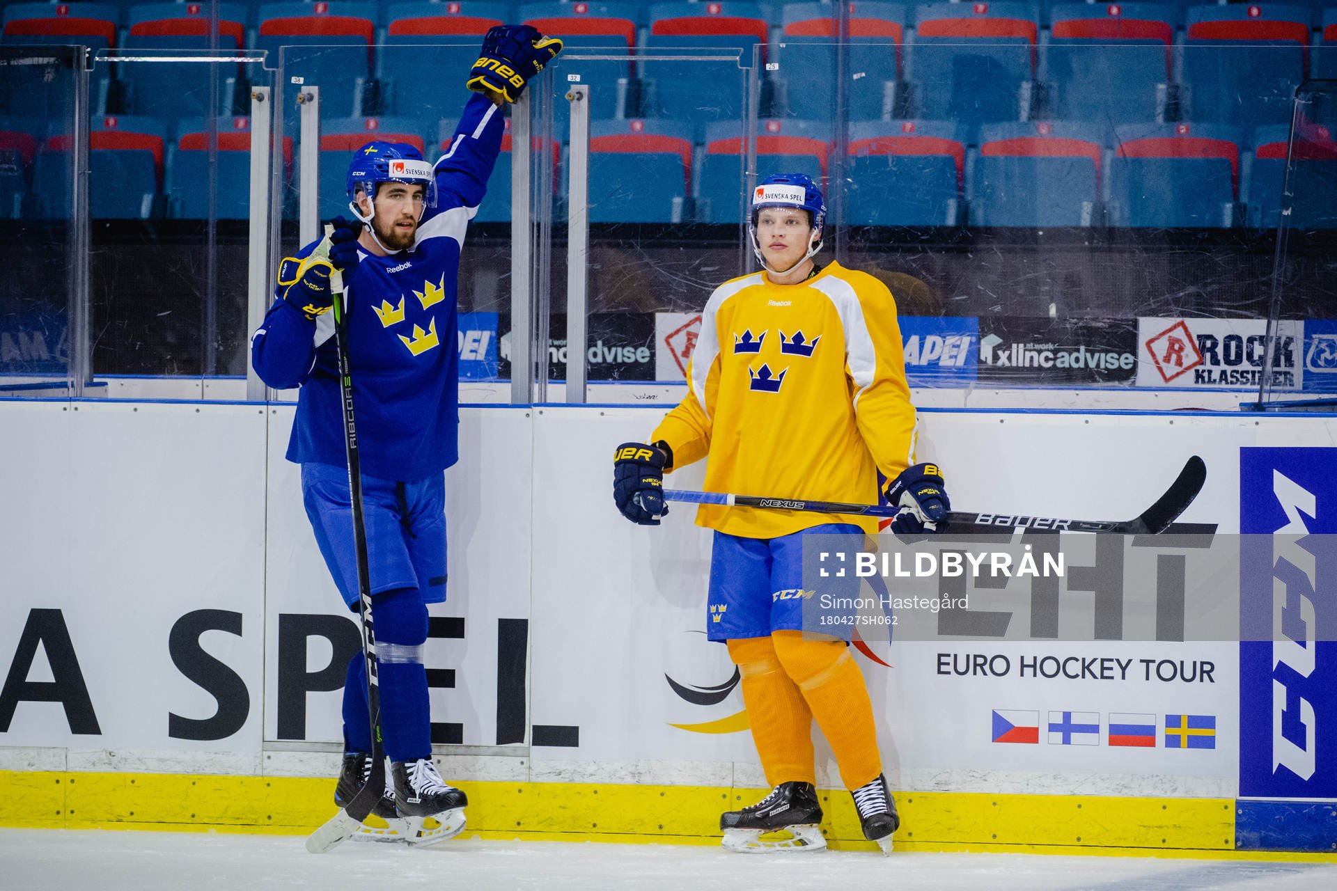 Erik Gustafsson och  Lawrence Pilut