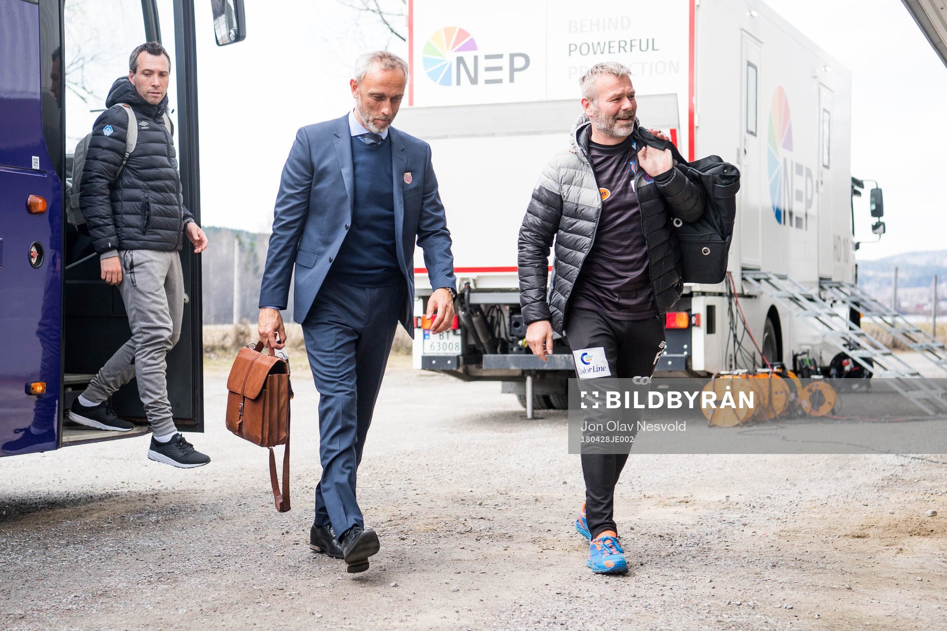 Andrea Loberto, assistant coach, Lars Bohinen, head coach,