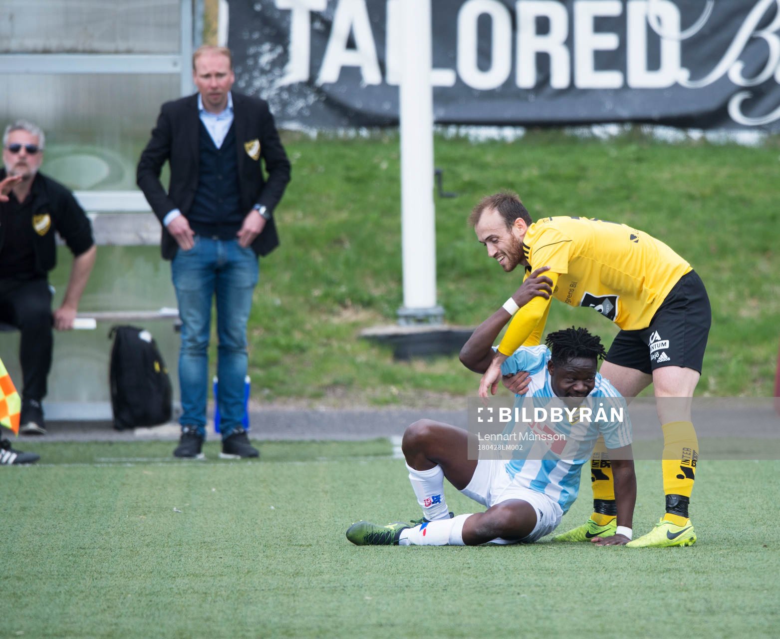 i matchen i division 2 mellan Räppe och IFK Hässleholm i