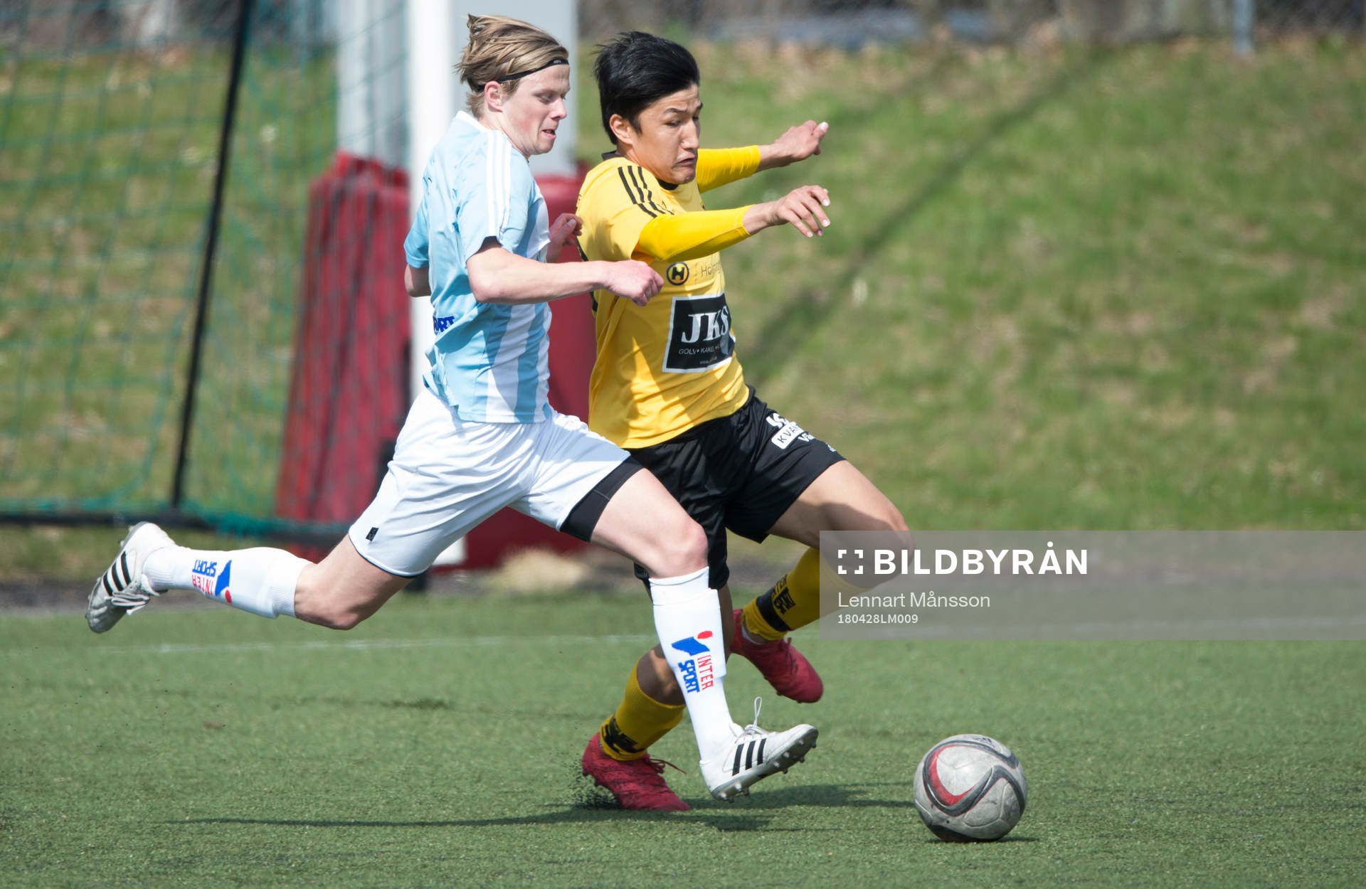 IFK Hässleholms Philip Bengtsson i matchen i division 2