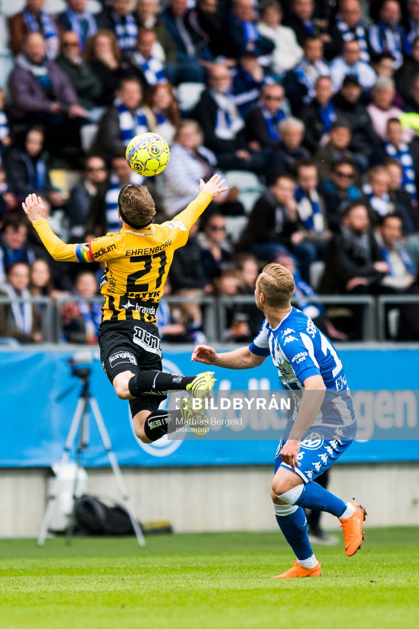 Häckens Rasmus Lindgren och IFK Göteborgs Gustav Engvall