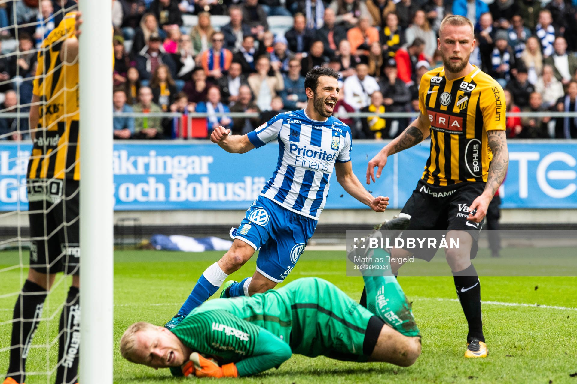 IFK Göteborgs André Calisir jublar