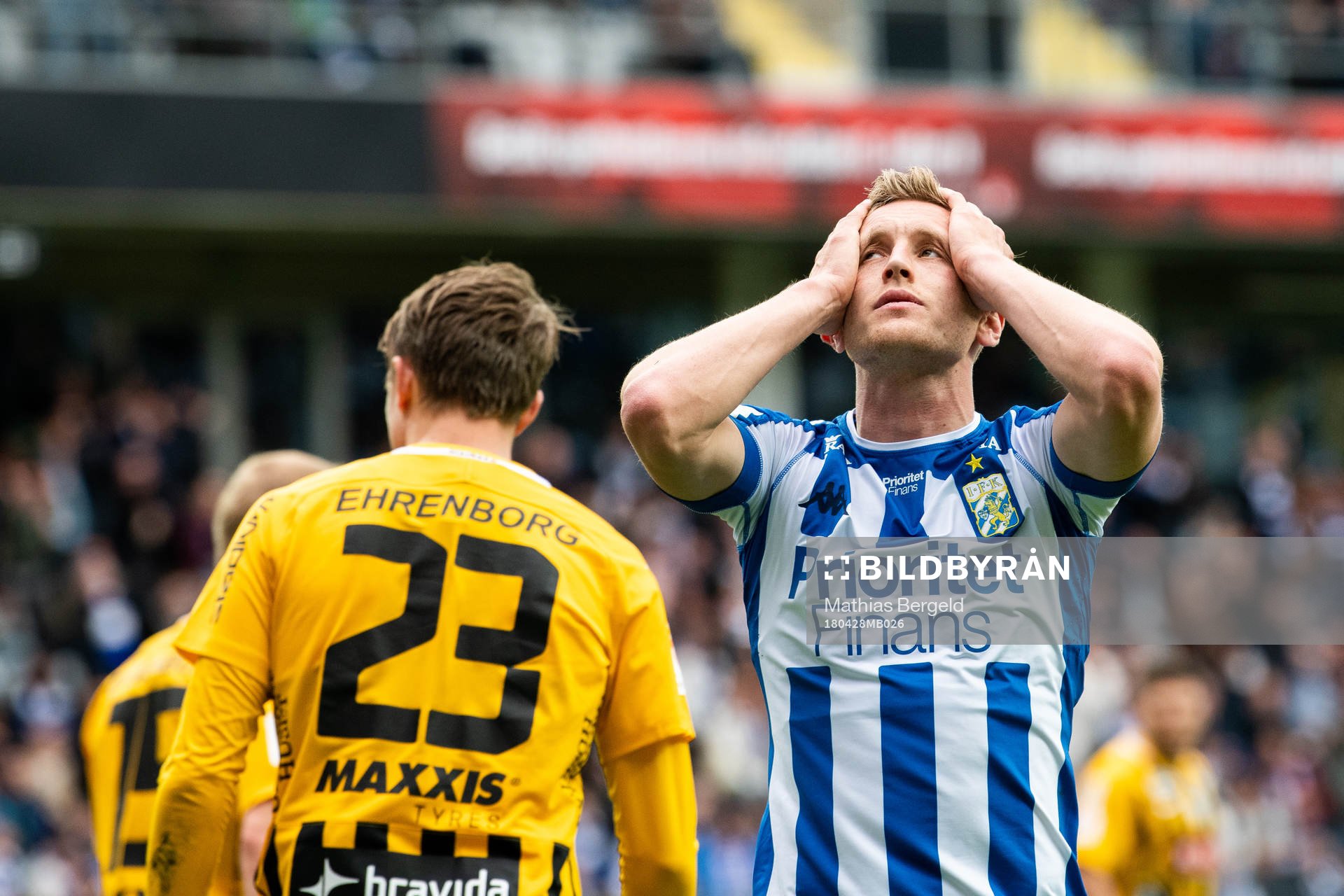 IFK Göteborgs Sebastian Ohlsson deppar