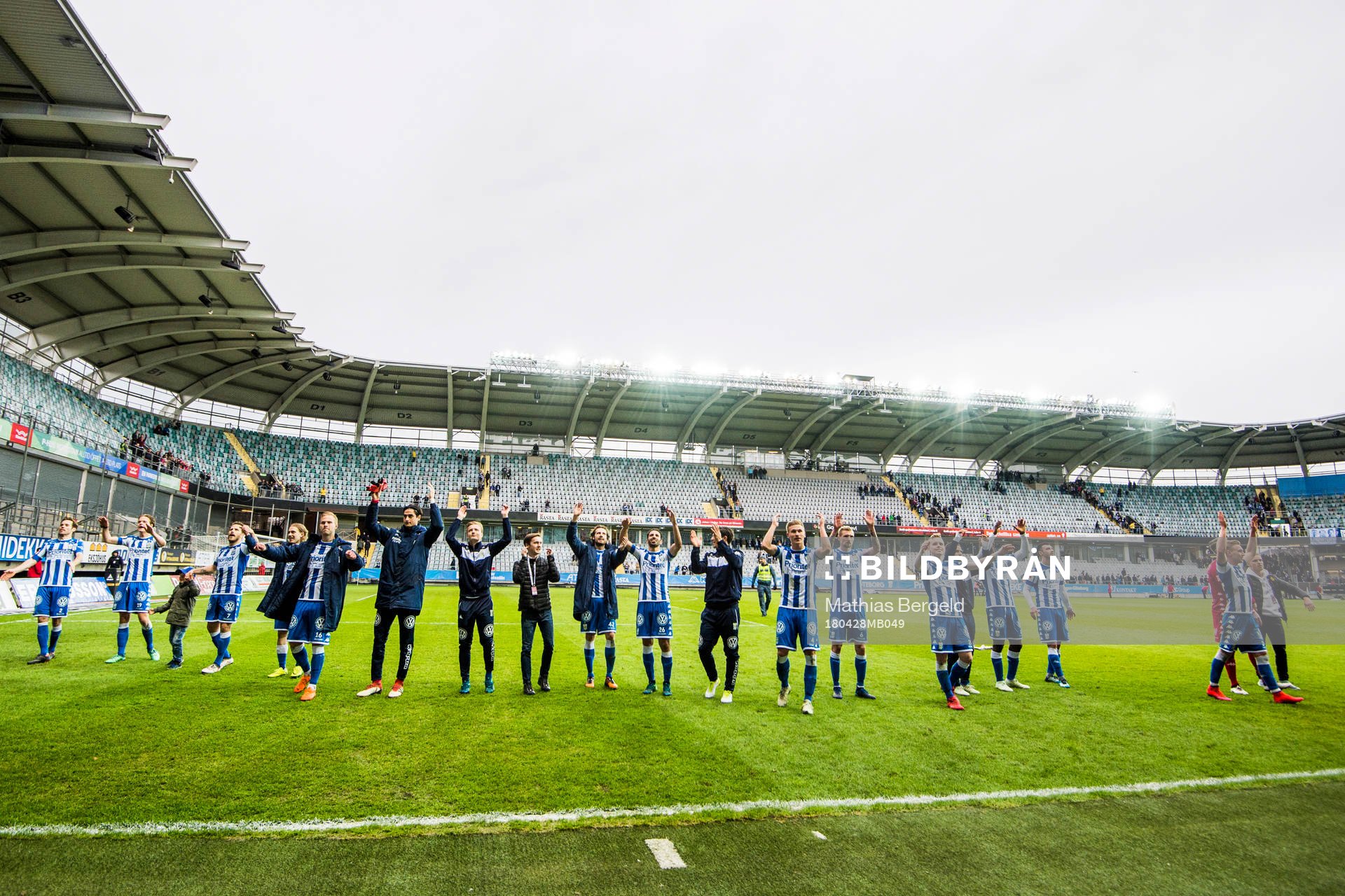 IFK Göteborgs spelare jublar