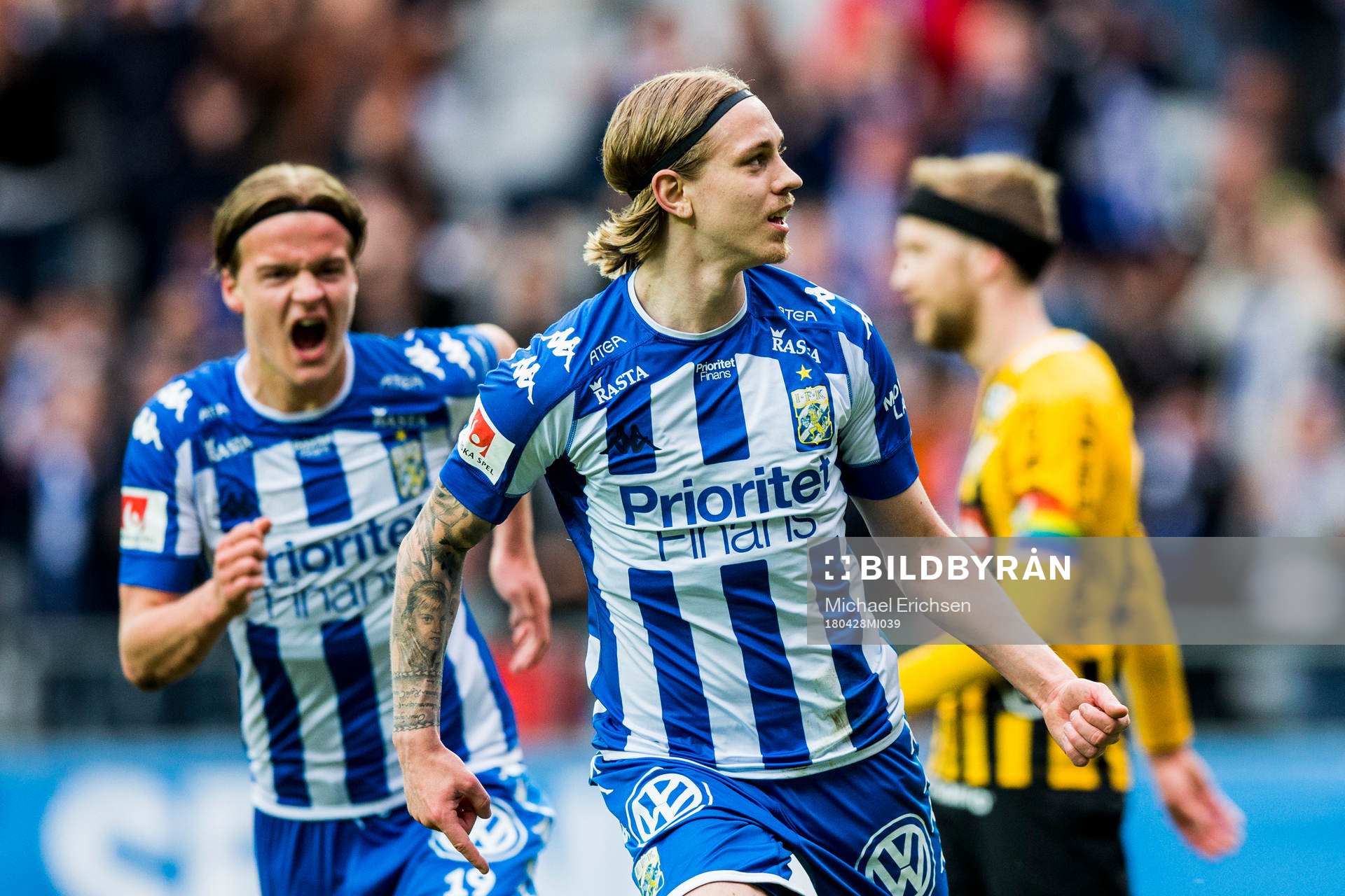 IFK Göteborgs Elias Mar Omarsson jublar