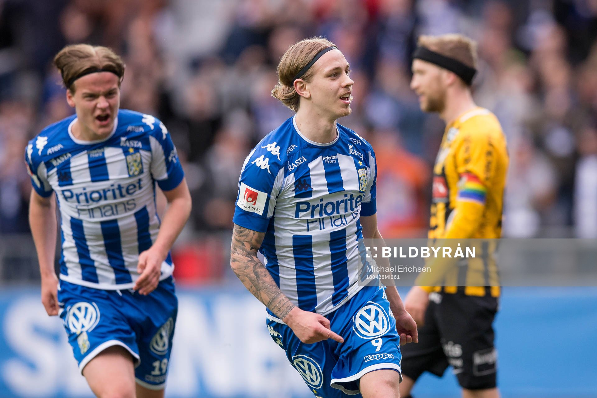 IFK Göteborgs Elias Mar Omarsson jublar