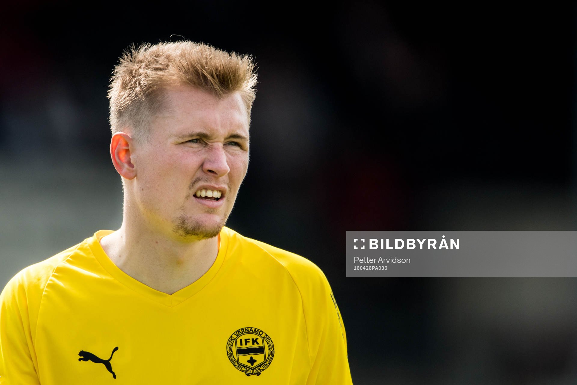 Värnamos målvakt Tobias Andersson