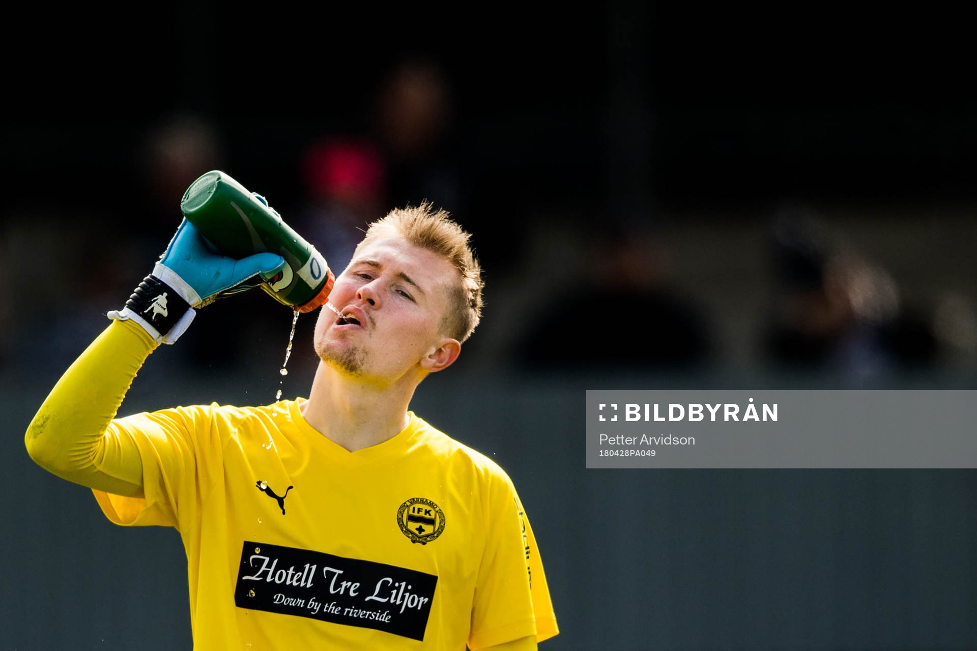 Värnamos målvakt Tobias Andersson