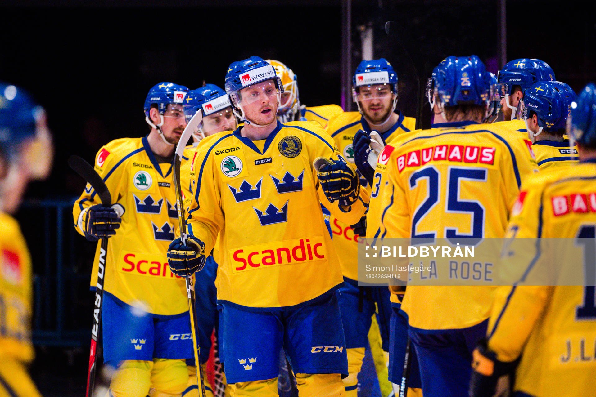 Sveriges Carl Klingberg jublar