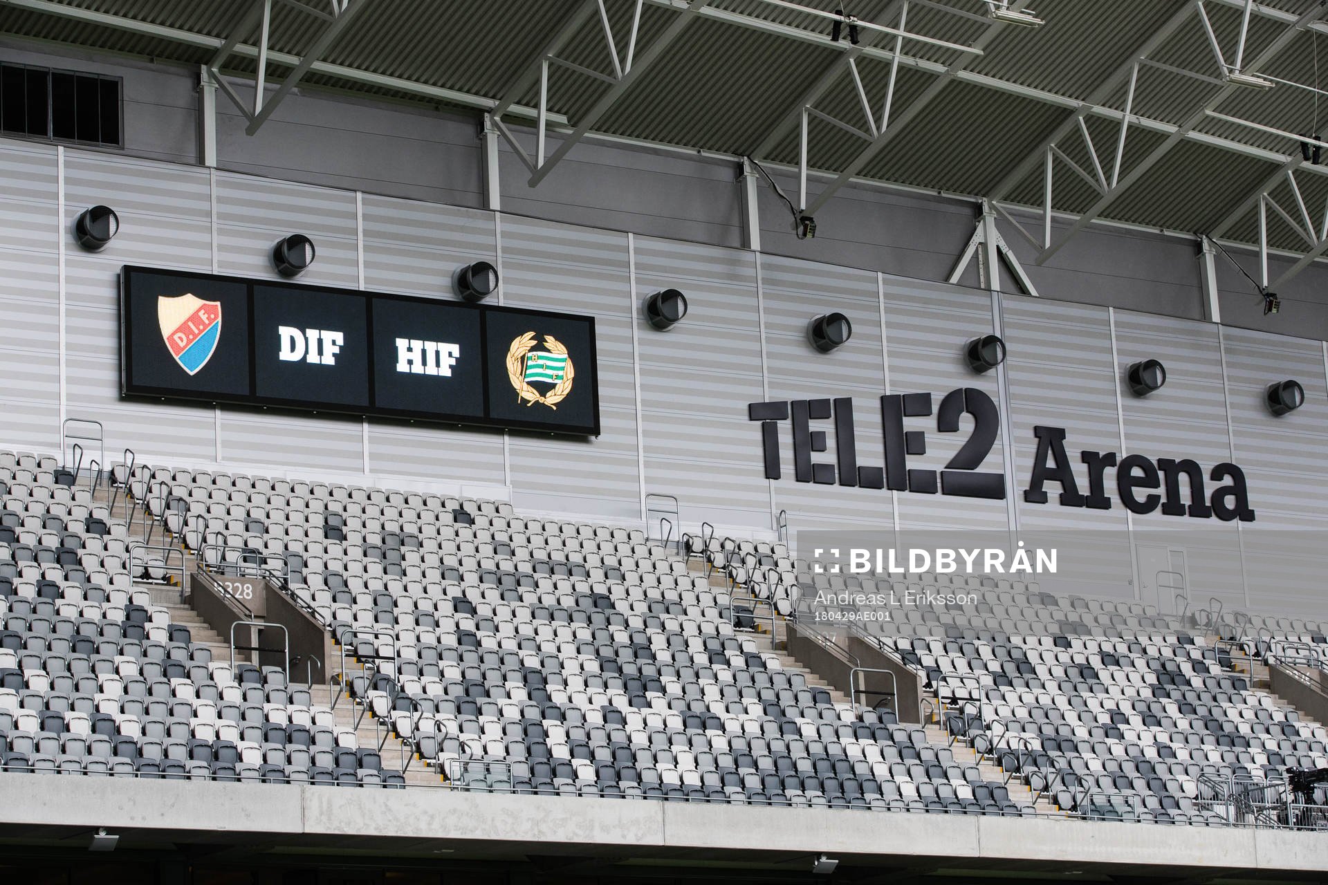 Interiör av TELE2 Arena