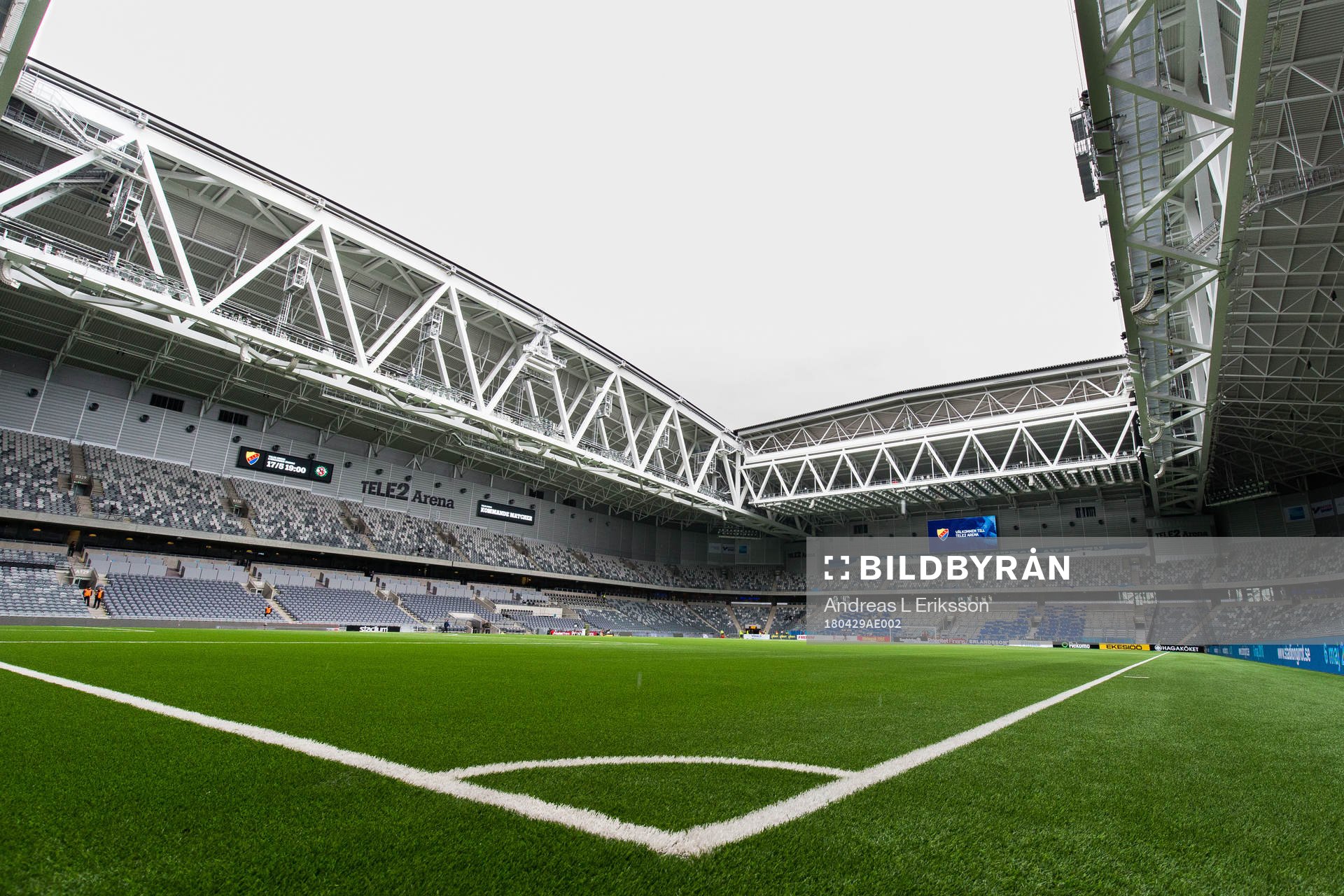 Generell vy av TELE2 Arena