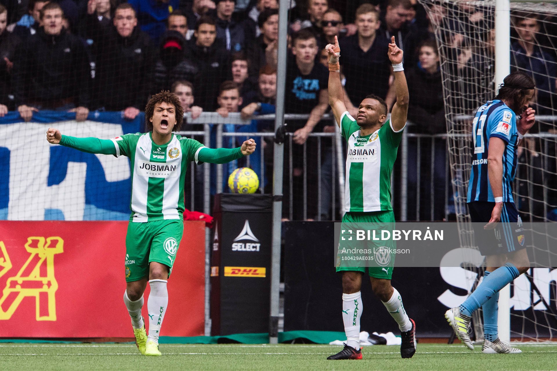 Hammarbys Neto Borges och Serge-Junior Martinsson Ngouali