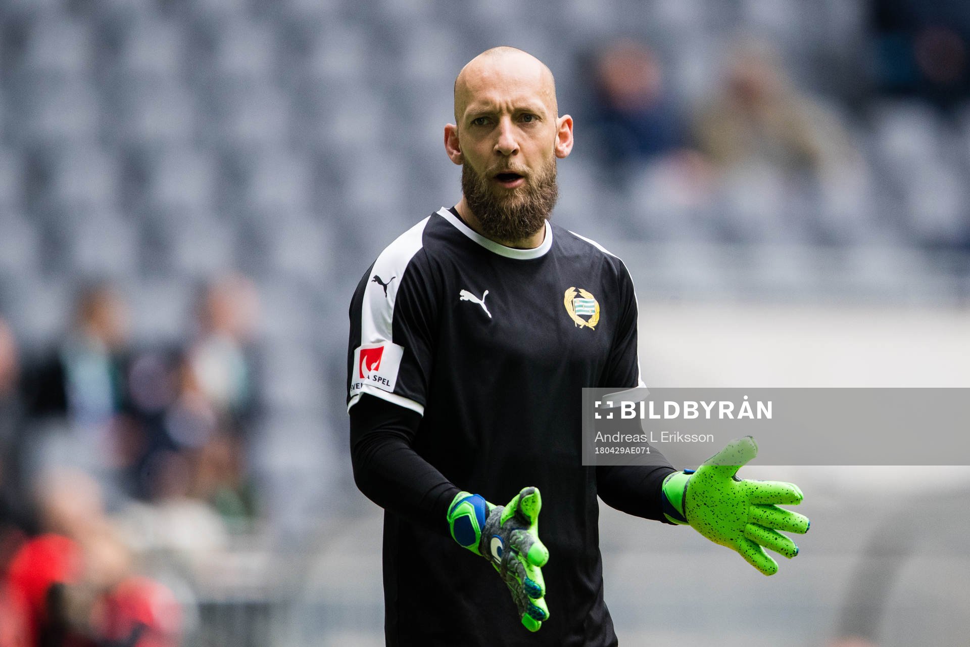 Hammarbys målvakt Benny Lekström