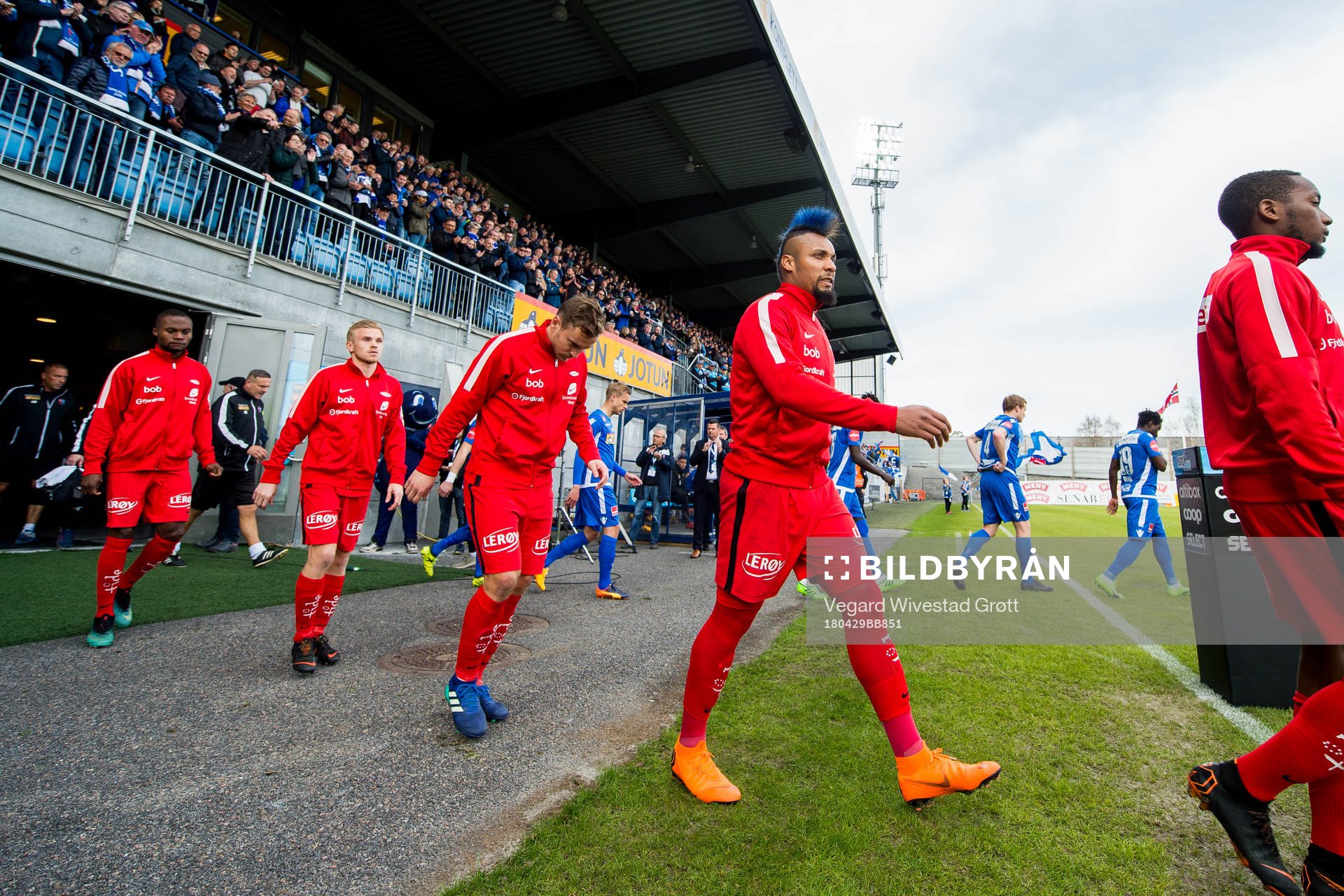 Taijo Teniste, Amer Ordagic and Bismar Acosta of Brann