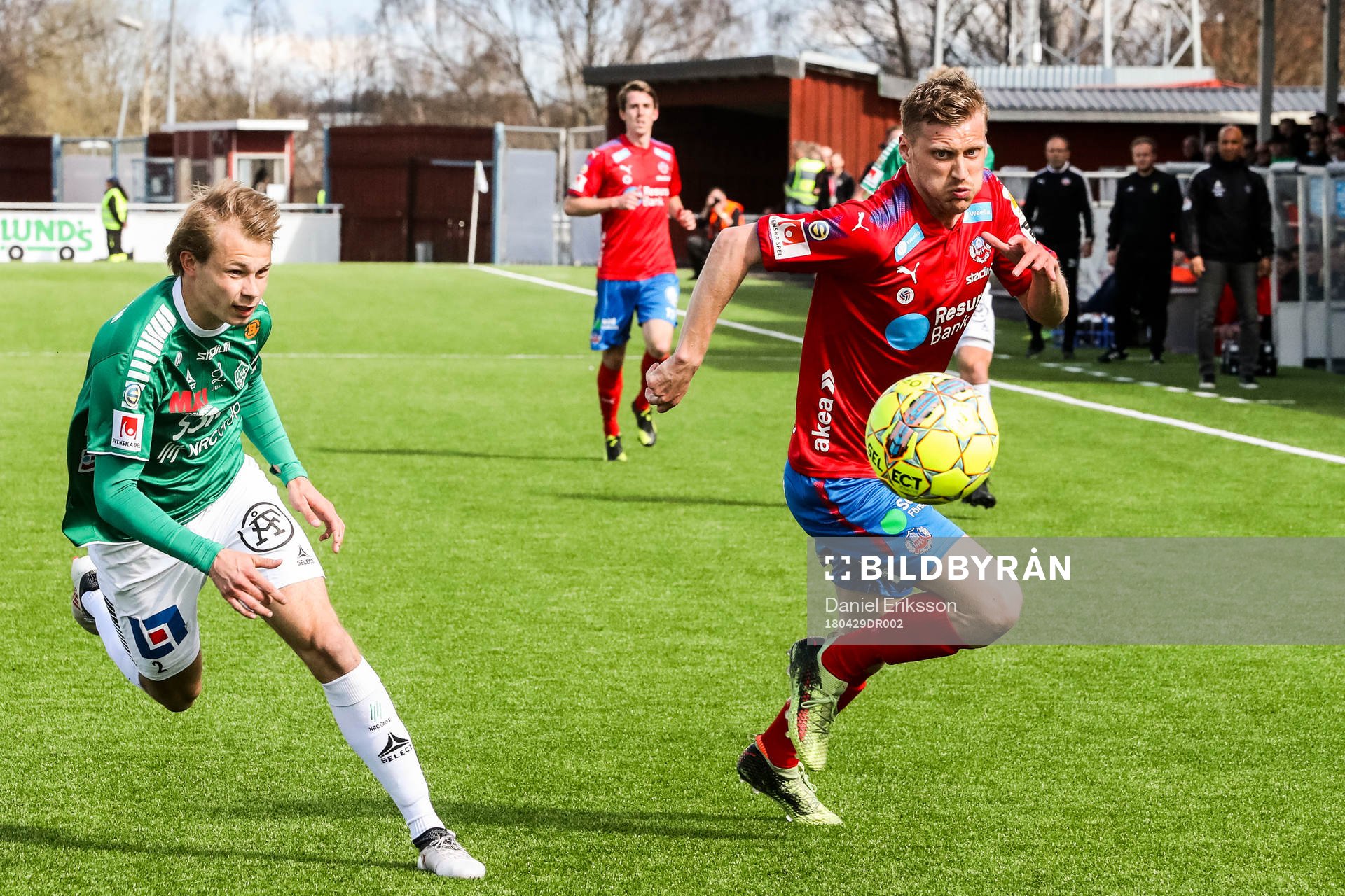 Brages Alexander Zetterström och Helsingborgs Abdru Runar