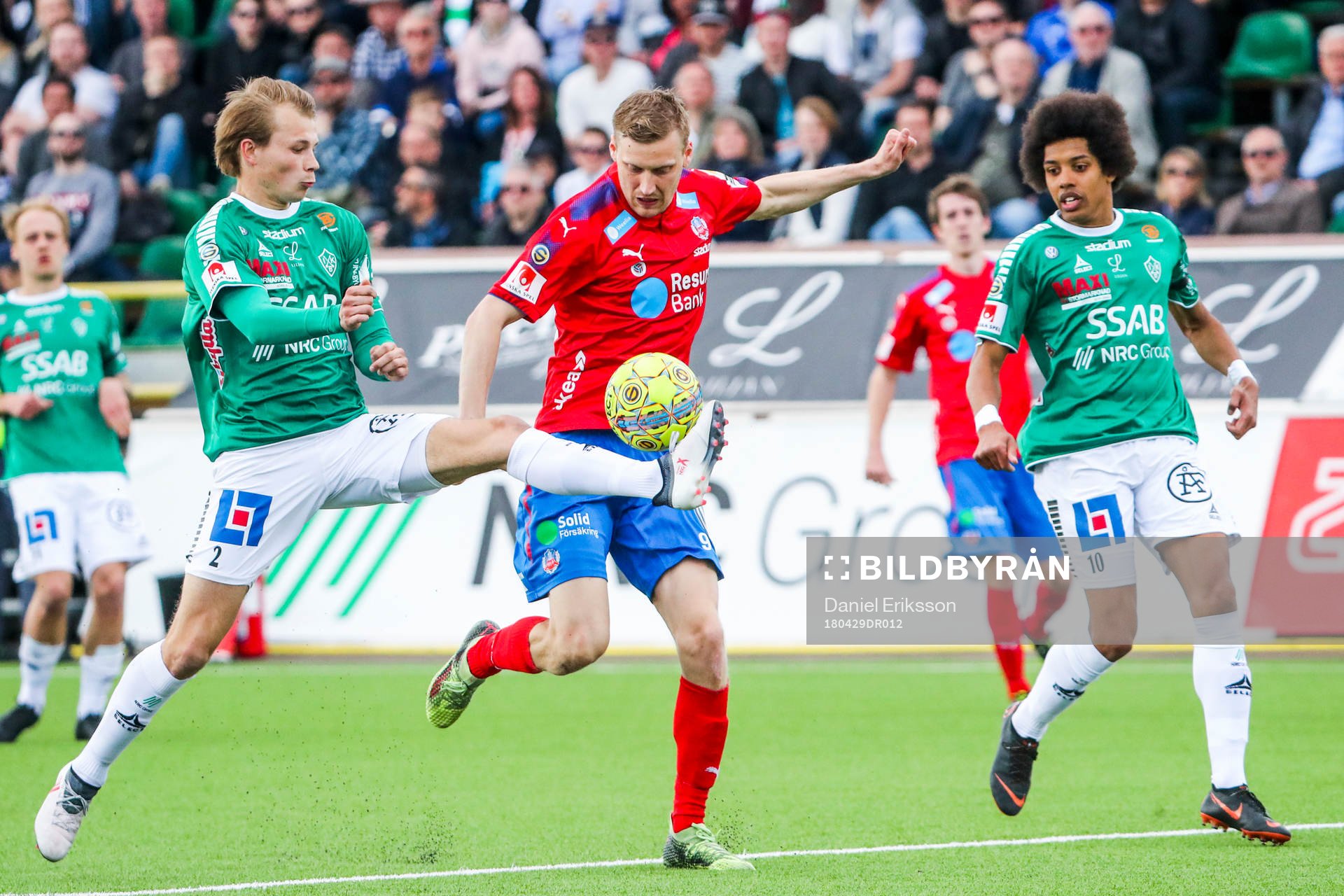 Brages Alexander Zetterström och Helsingborgs Abdru Runar