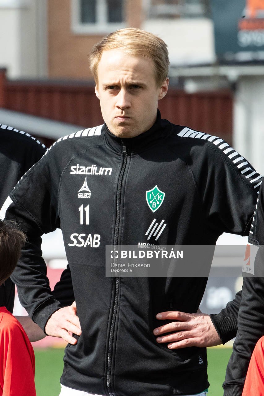 Brages Anton Lundin  i fotbollsmatchen i superettan mellan
