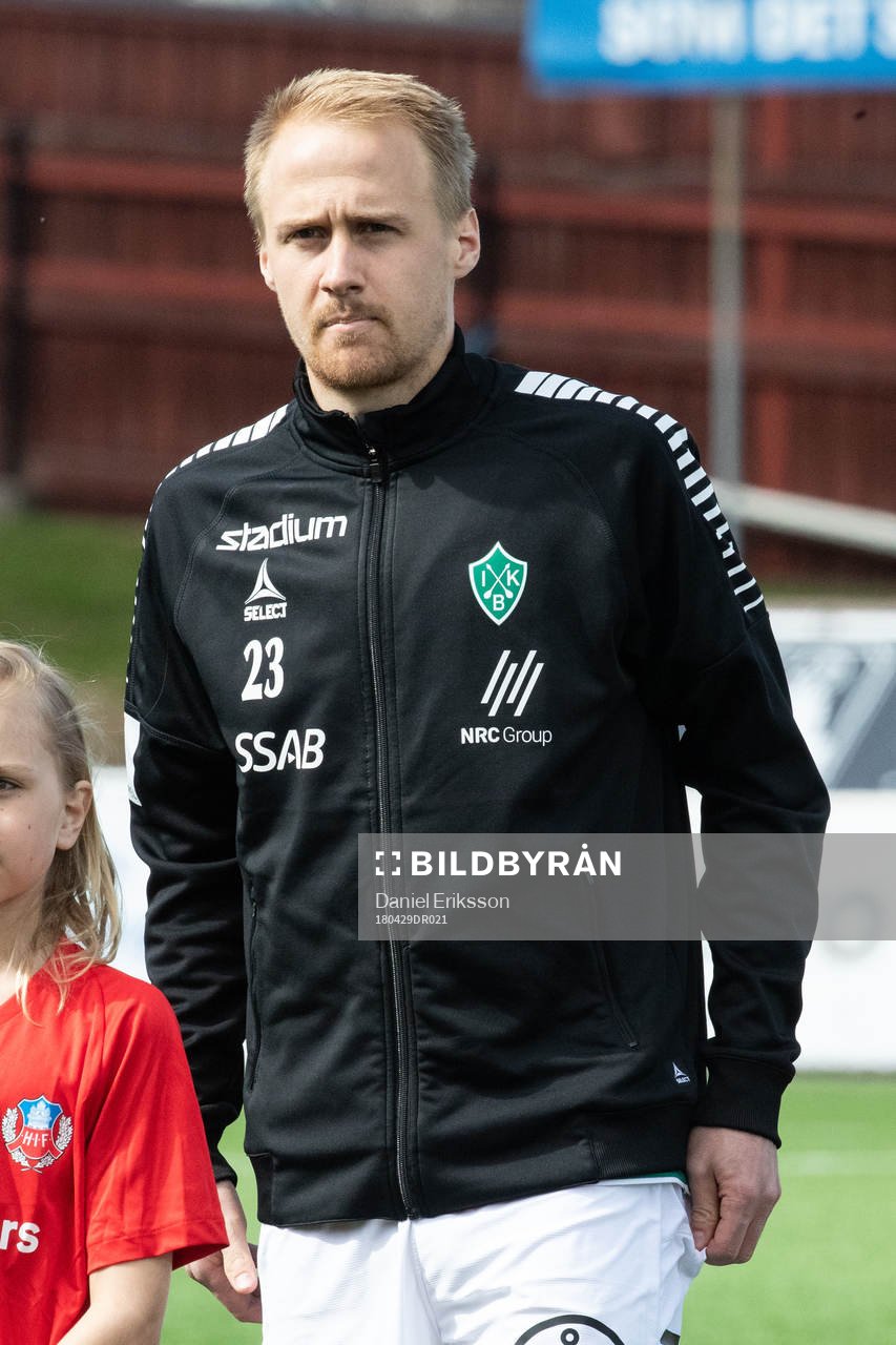 Brages Oscar Lundin  i fotbollsmatchen i superettan mellan