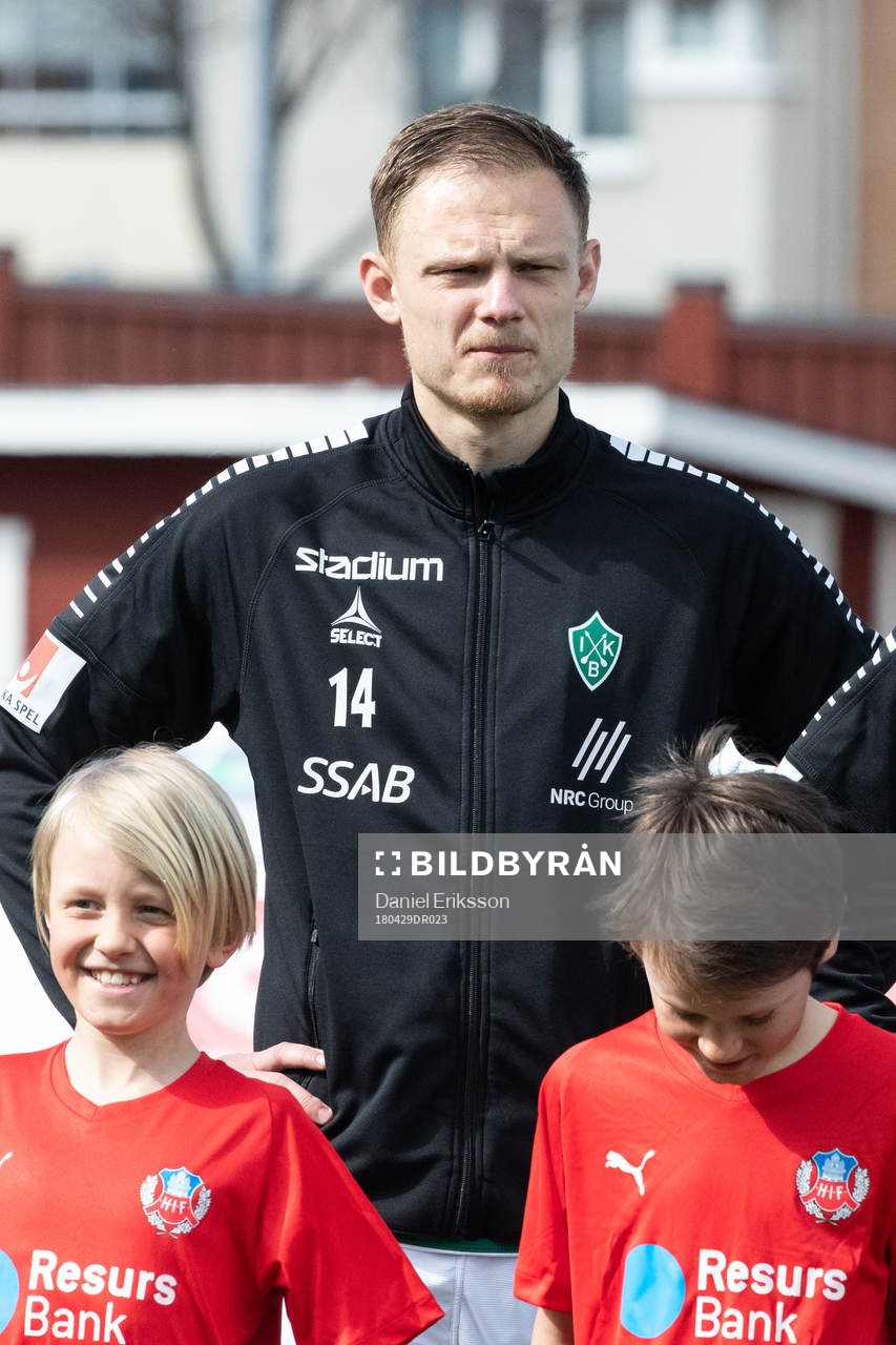 Brages Simon Alexandersson  i fotbollsmatchen i superettan