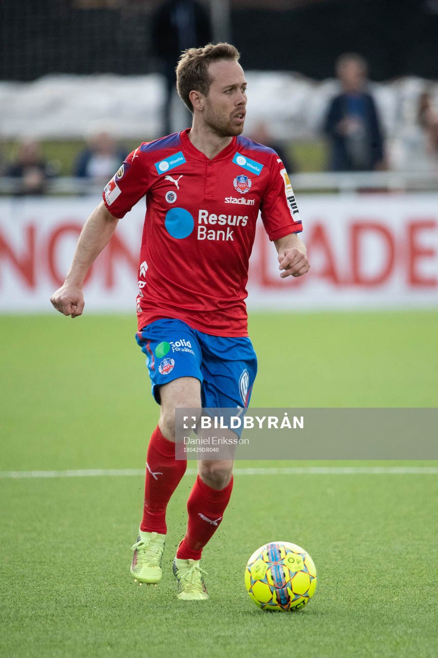 Helsingborgs Anders Randrup  i fotbollsmatchen i superettan